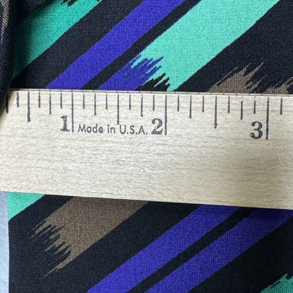 Banana Republic Dress Womens Medium Abstract Print Stretch Tunic Belted Knit - Picture 8 of 14